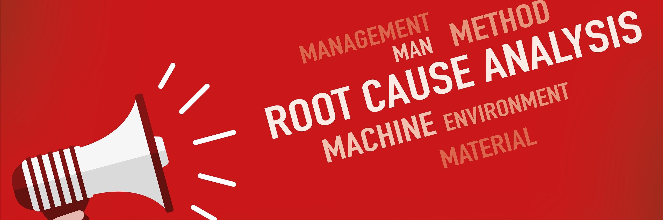 Megaphone announcing root cause analysis